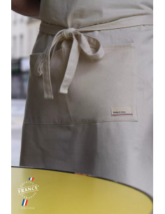 Tablier long MIF personnalisable en coton bio 275G "TANGUY | SIP19