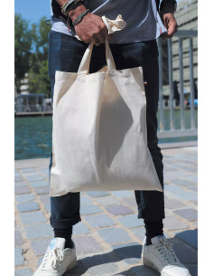 Tote-bag made in France personnalisé coton bio 150G "THOMAS" | SIP19