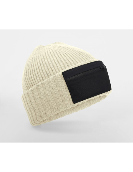 Bonnet personnalisable empiècement poche en RPET "SADRIA" | SIP19