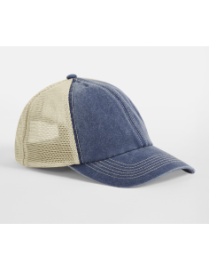 Casquette personnalisée 6 panneaux en coton et RPET "NINADA | SIP19