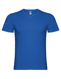 T-shirt à col V personnalisable en coton pour homme "SAMOYEDO" | SIP19