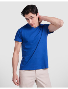T-shirt à col V personnalisable en coton pour homme "SAMOYEDO" | SIP19