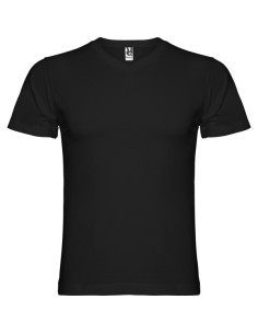 T-shirt à col V personnalisable en coton pour homme "SAMOYEDO" | SIP19