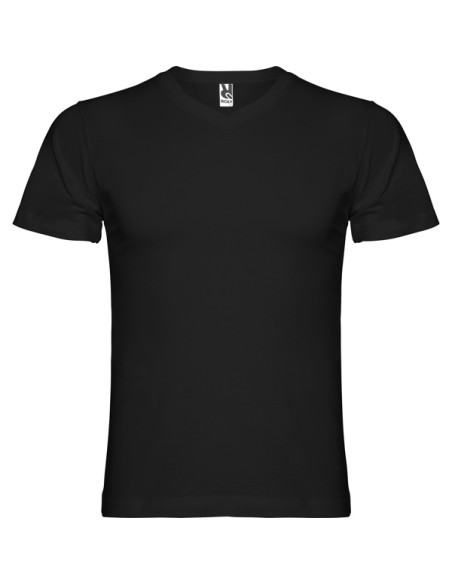 T-shirt à col V personnalisable en coton pour homme "SAMOYEDO" | SIP19