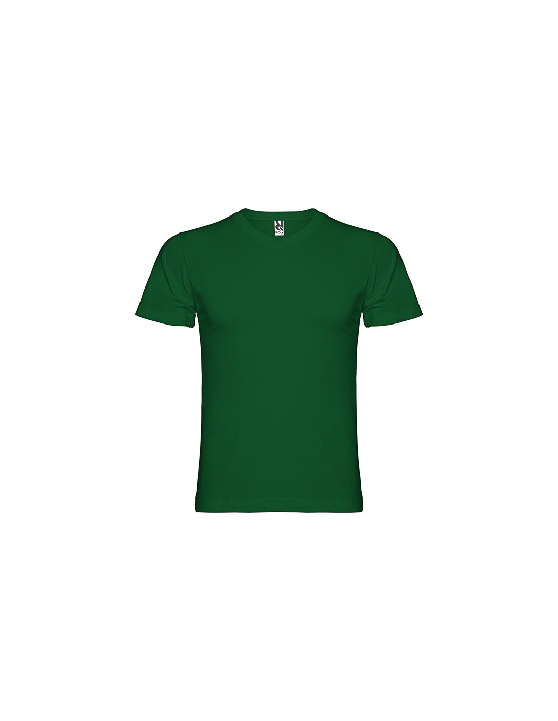 T-shirt à col V personnalisable en coton pour homme "SAMOYEDO" | SIP19