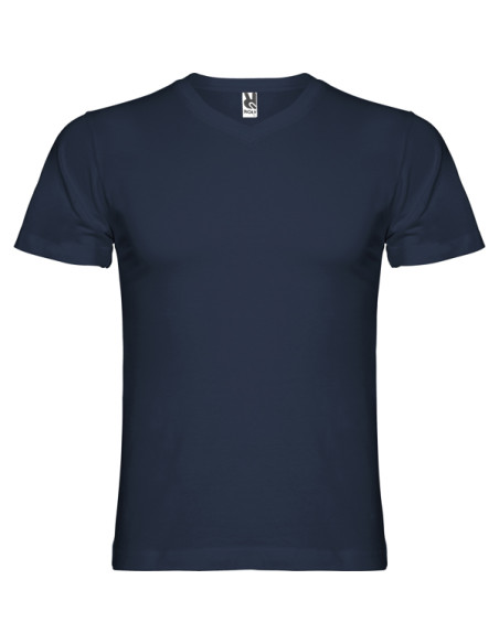 T-shirt à col V personnalisable en coton pour homme "SAMOYEDO" | SIP19