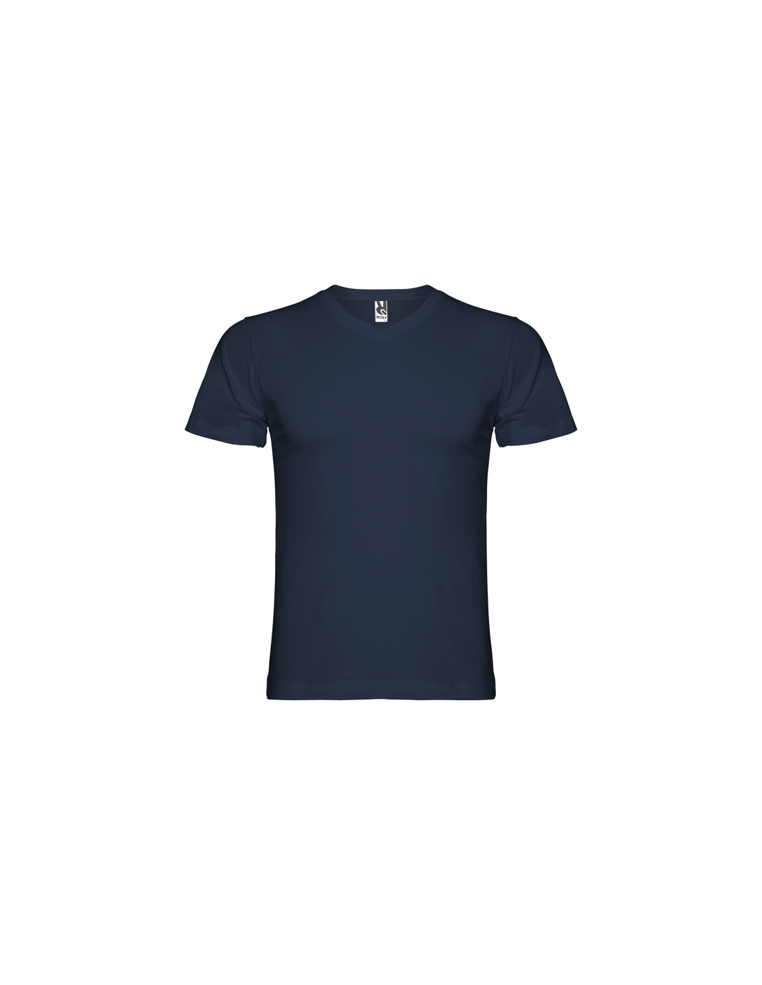 T-shirt à col V personnalisable en coton pour homme "SAMOYEDO" | SIP19