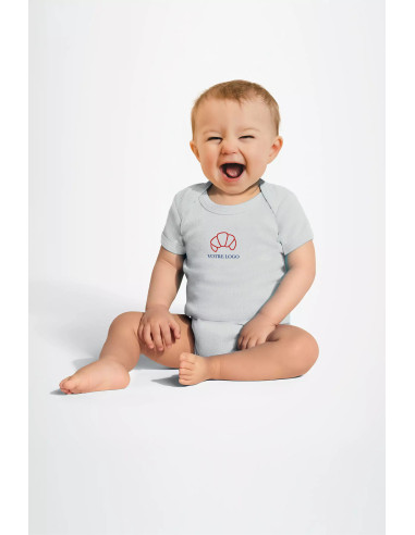 BODY BÉBÉ MADE IN FRANCE PERSONNALISABLE COTON BIO 210G "MALO"