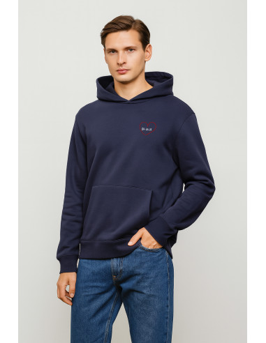 SWEAT À CAPUCHE UNISEXE MADE IN FRANCE PERSONNALISÉ EN COTON BIO 300G "GABRIEL"