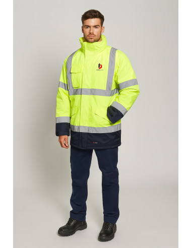 PARKA HOMME HAUTE VISIBILITÉ IMPRIMABLE 180G "YARD"