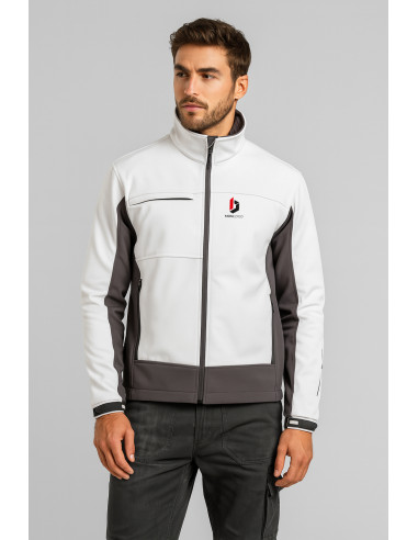 VESTE D'HIVER BICOLORE PERSONNALISABLE HOMME 330G "STORM"