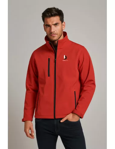VESTE SOFTSHELL 3 COUCHES HOMME À PERSONNALISER 320G "DUBLIN"