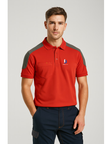 POLO WORKWEAR UNISEXE PERSONNALISABLE EN  POLYCOTON 230G "COMPANY"