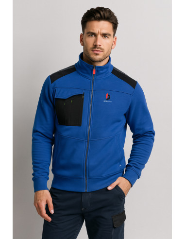 SWEAT DE TRAVAIL ZIPPÉ PERSONNALISABLE 300G "WORK 2.0"