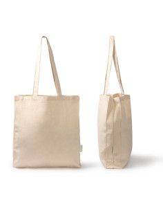 Tote-bag en coton bio personnalisable de 220g "LOPIS"  | SIP19