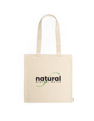 TOTE BAG PERSONNALISÉ EN COTON BIO 300G "GRETA" 40x40cm