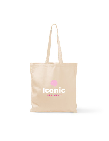 TOTE-BAG PERSONNALISABLE EN COTON 140G "HERON" 38x45x11cm
