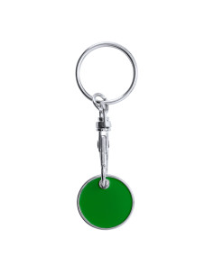 Porte-clés avec jeton personnalisable en métal "TONIC" | SIP19