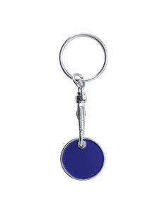Porte-clés avec jeton personnalisable en métal "TONIC" | SIP19