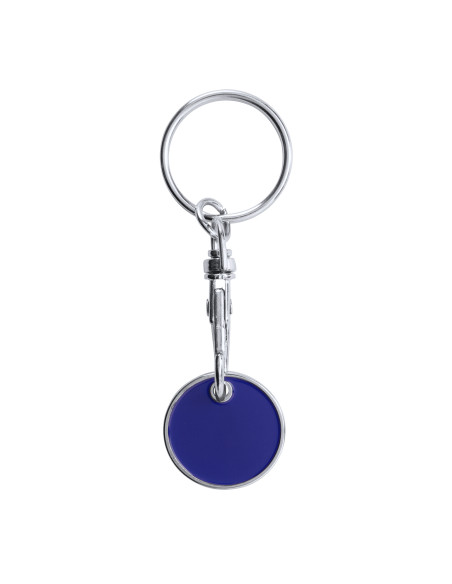 Porte-clés avec jeton personnalisable en métal "TONIC" | SIP19