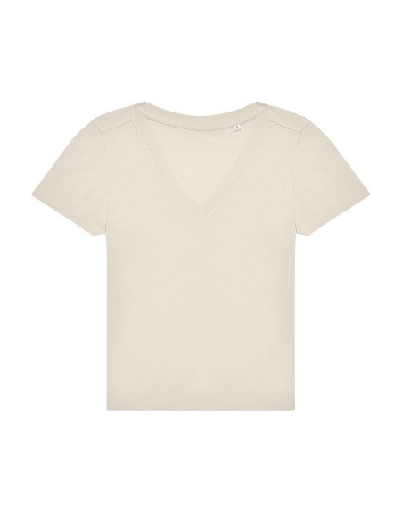 T-shirt col V personnalisé en coton pour femme de 150g "E150V" | SIP19
