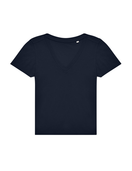 T-shirt col V personnalisé en coton pour femme de 150g "E150V" | SIP19
