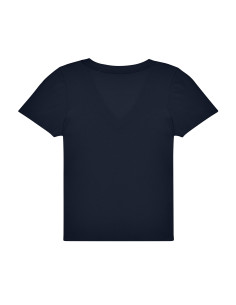 T-shirt col V personnalisé en coton pour femme de 150g "E150V" | SIP19
