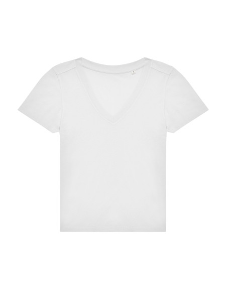 T-shirt col V personnalisé en coton pour femme de 150g "E150V" | SIP19