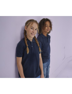 Polo enfant personnalisé en coton "MY POLO 180" de 180g | SIP19