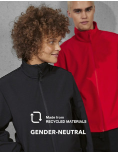 Softshell unisexe personnalisé en RPET "RESET 3LR" 300g | SIP19