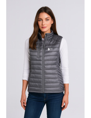 DOUDOUNE SANS MANCHES FEMME PERSONNALISABLE "HUDSON"