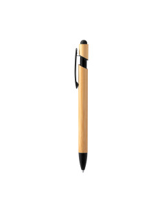Stylo personnalisable en bambou à embout tactile "VILON" | SIP19