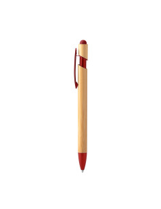 Stylo personnalisable en bambou à embout tactile "VILON" | SIP19