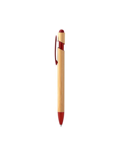 Stylo personnalisable en bambou à embout tactile "VILON" | SIP19