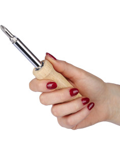 Jeu de tournevis en bois personnalisable "LENI" | SIP19