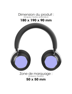 Casque réduction de bruit personnalisable bluetooth "JUNDO" AKASHI | SIP19