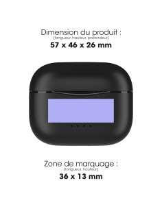 Écouteurs sans fil personnalisables AKASHI avec bluetooth "AKARI" | SIP19