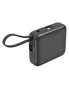 Powerbank personnalisé avec 2 câbles "BUSHI" de 10 000 mAh AKASHI | SIP19