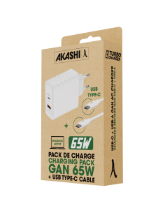 Prise secteur avec câble personnalisé "ATSUI" GAN ECO 65W | SIP19