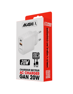 Prise secteur personnalisable de 20W "KAKUSHIN" | SIP19