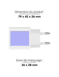 Prise secteur personnalisée de 15W "SUKO" | SIP19
