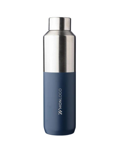 BOUTEILLE ISOTHERME PERSONNALISABLE INOX RECYCLÉ 600 ML "ESEN"