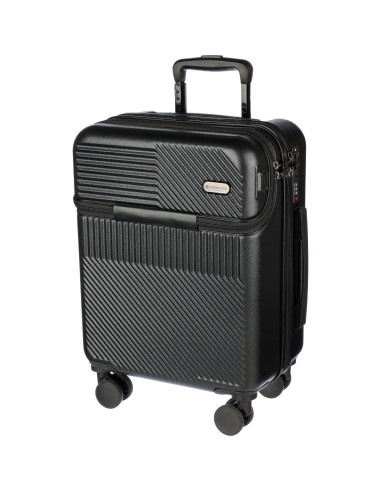 VALISE TROLLEY PERSONNALISABLE EN ABS "ULF" 40x24x54cm