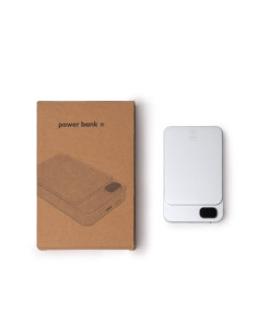 Powerbank imprimable en aluminium recyclé 10000 mAh "VATUM" | SIP19