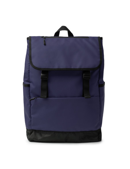 Sac à dos avec rabat personnalisé en cuir PU "TROIS" | SIP19