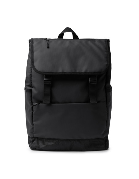 Sac à dos avec rabat personnalisé en cuir PU "TROIS" | SIP19
