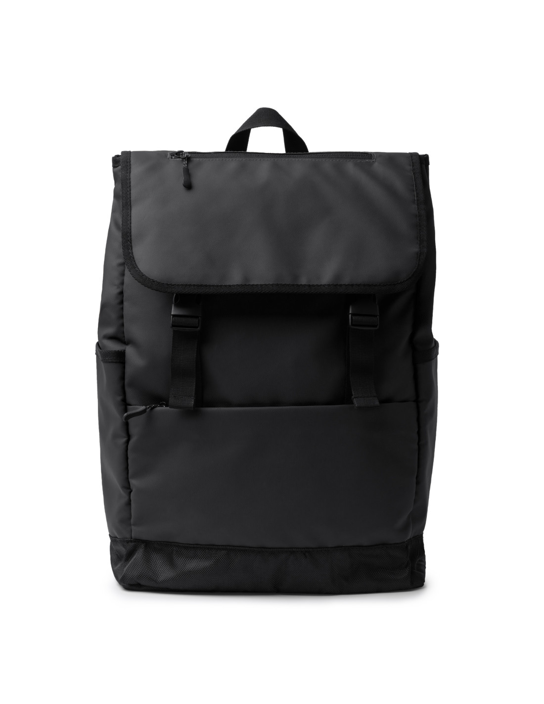Sac à dos avec rabat personnalisé en cuir PU "TROIS" | SIP19