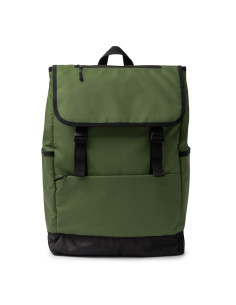 Sac à dos avec rabat personnalisé en cuir PU "TROIS" | SIP19