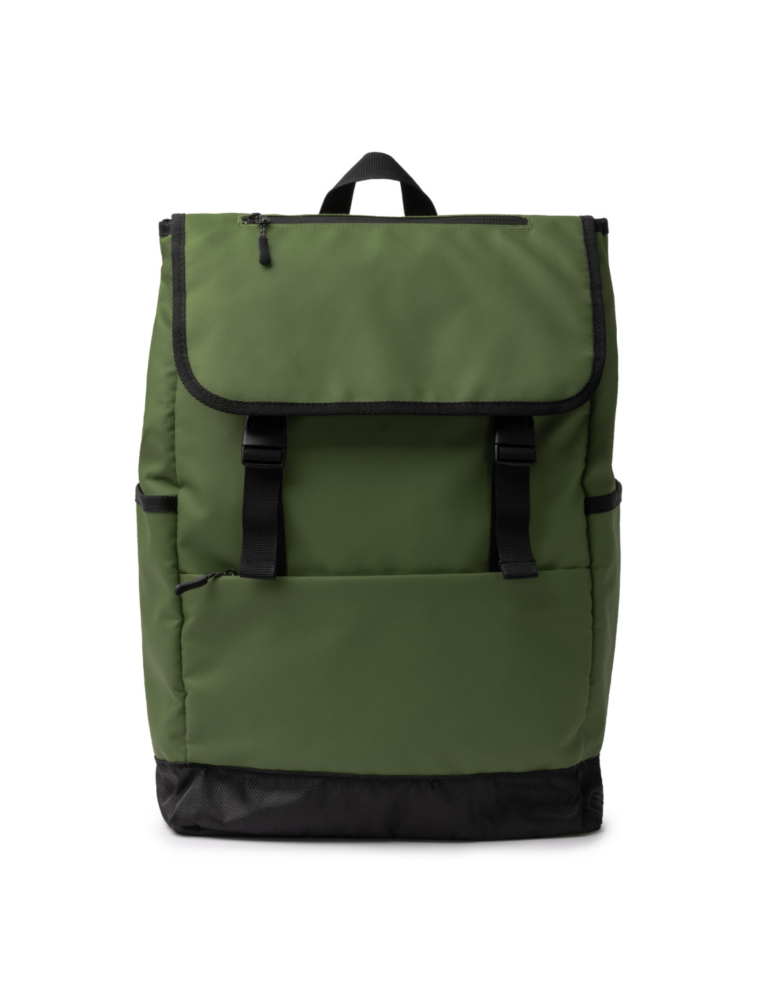 Sac à dos avec rabat personnalisé en cuir PU "TROIS" | SIP19