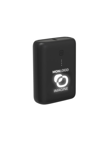 POWERBANK PERSONNALISABLE RETRO-ÉCLAIRÉ 10 000 MAH AKASHI "RAITO"